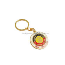 Gold Plated Keychain, Key Ring Coin Holder (GZHY-KA-148)